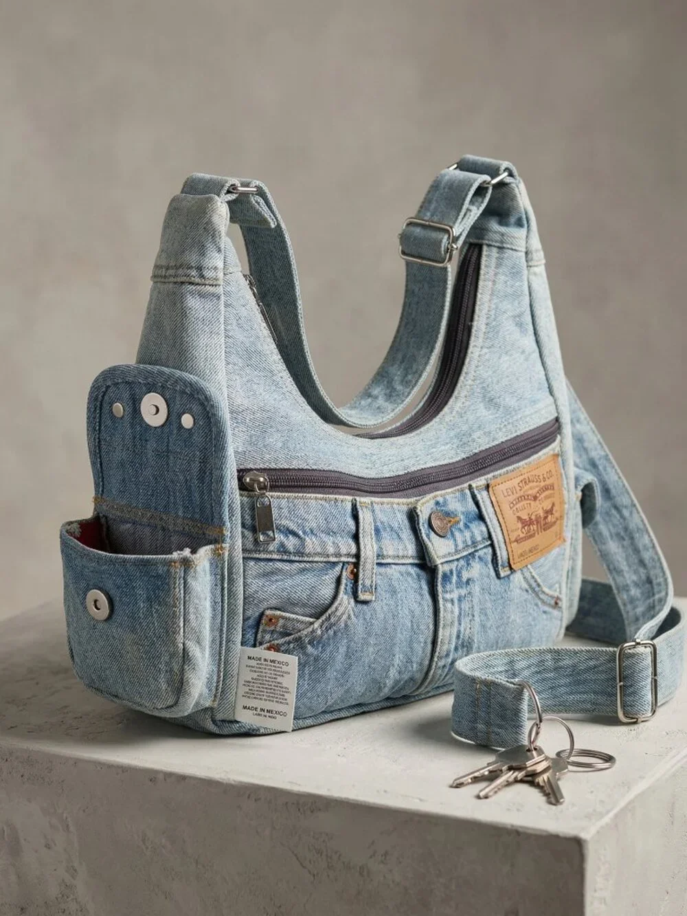 Vintage Levi Strauss & Co Denim Bag - Picture 1 of 9